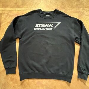 Marvel x Stark Industries Black Sweatshirt – M – Iconic & Sleek